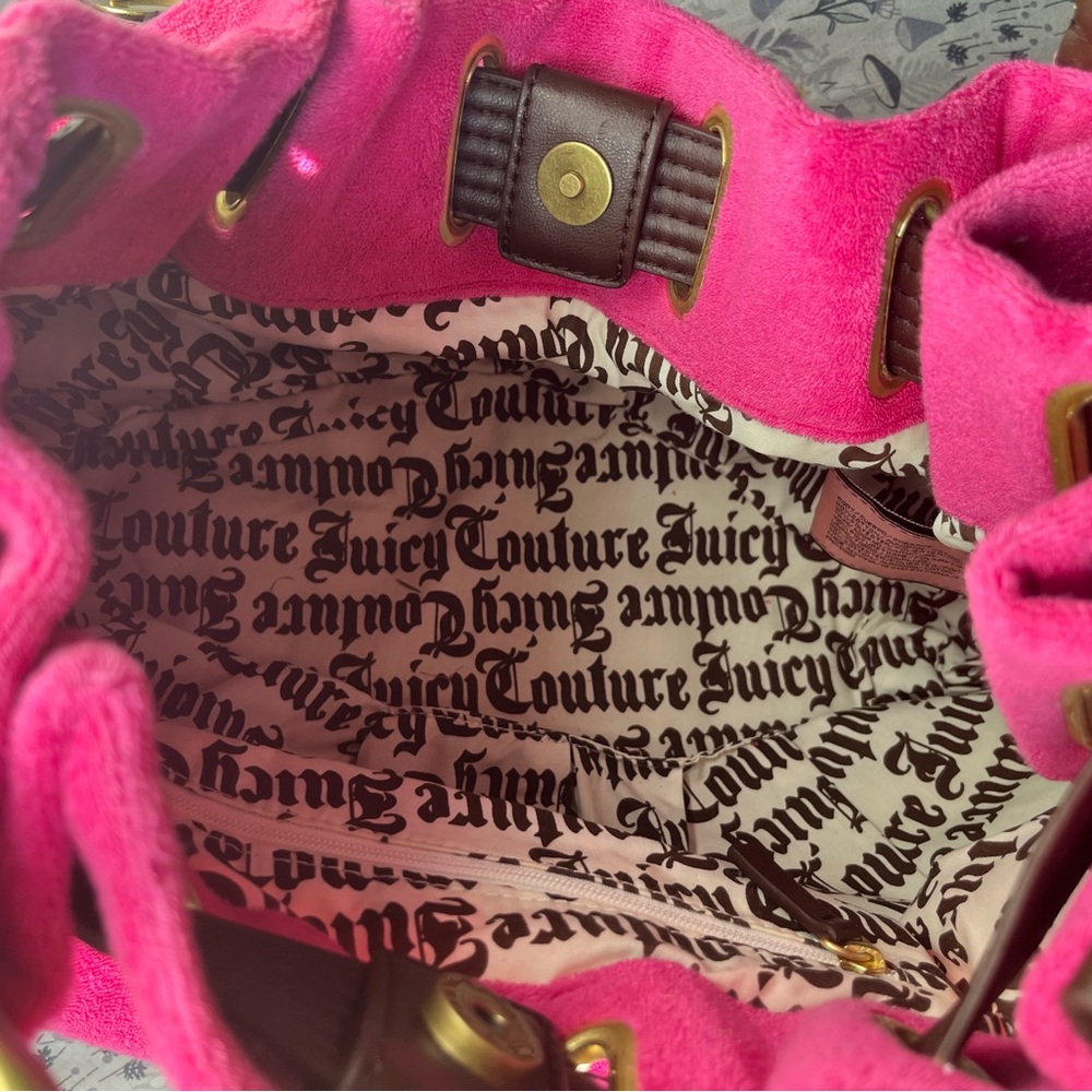 Vintage Y2K pink Juicy Couture  Daydreamer rhinestone shoulder bag - Picture 7 of 11
